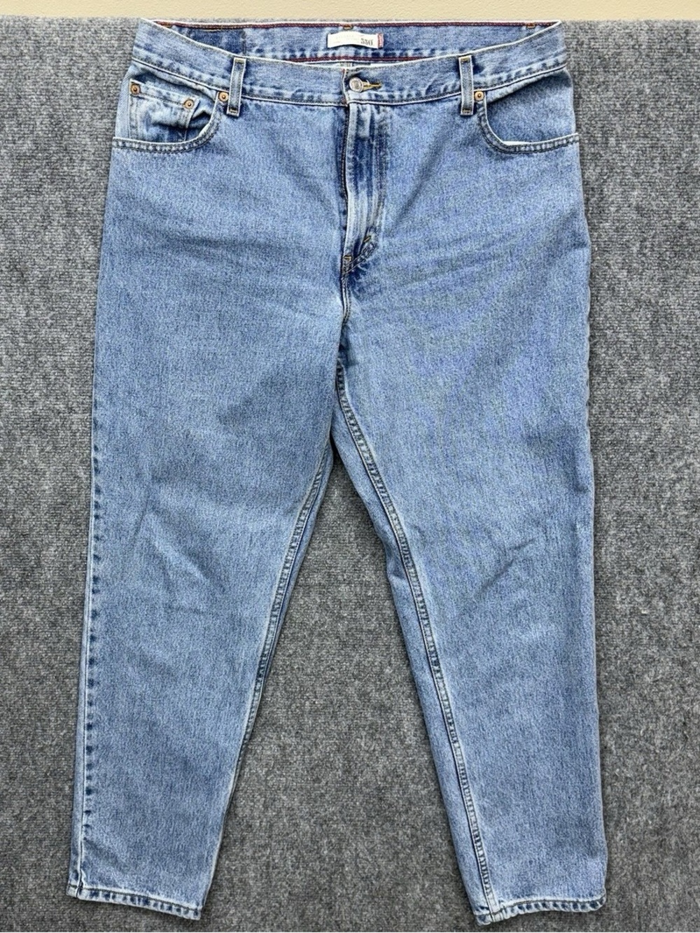 Vintage Levis 550 Relaxed Fit Tapered Leg Denim Jeans Womens Size 16 M 34x31